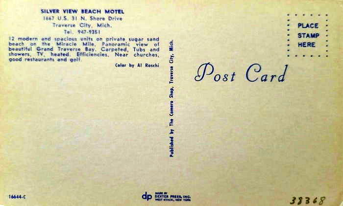 Silver View Beach Motel - Old Postcard (newer photo)